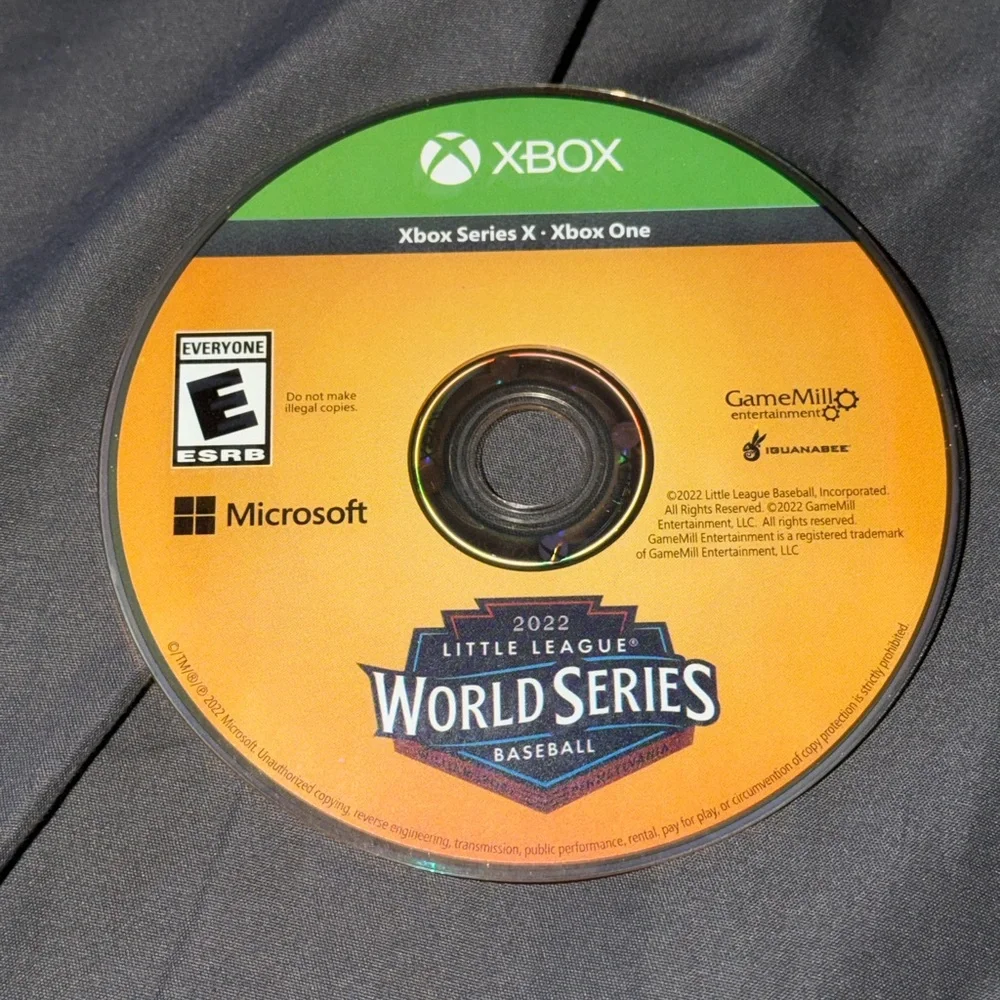 Microsoft Xbox One/Series X Little League World Series Baseball 2022 Video Game.